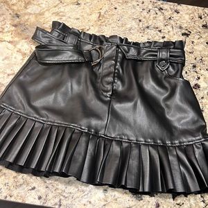 Zara Leather Skirt